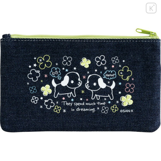 Japan San-X Pen Pouch - Wan Wan Wanko : Clover - 2