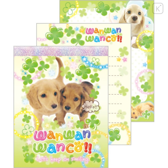 Japan San-X Mini Notepad Set - Wan Wan Wanko - 3