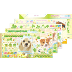 Japan San-X Banknote Memo Pad - Wan Wan Wanko : Clover