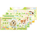Japan San-X Banknote Memo Pad - Wan Wan Wanko : Clover - 1
