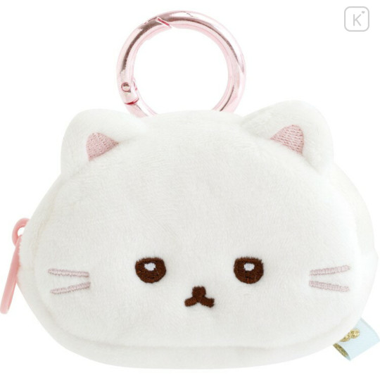 Japan San-X Mini Plush Pouch with Carabiner - Ishiyowachan : Love My Favorite Idol My Junior - 1