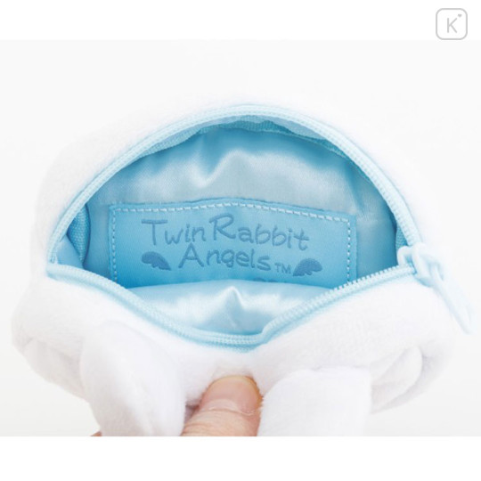 Japan San-X Plush Mini Pouch - Twin Rabbit Angels : San-X Universe - 3