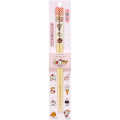 Japan San-X Bamboo Chopsticks 21cm - Nyan Nyan Nyanko - 1