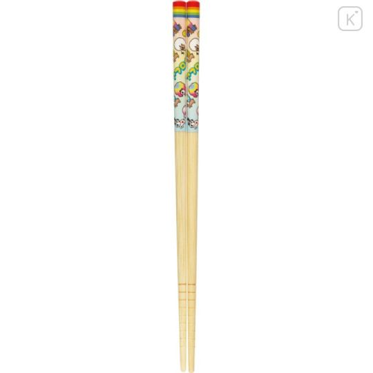 Japan San-X Bamboo Chopsticks 21cm - Afro Ken - 2
