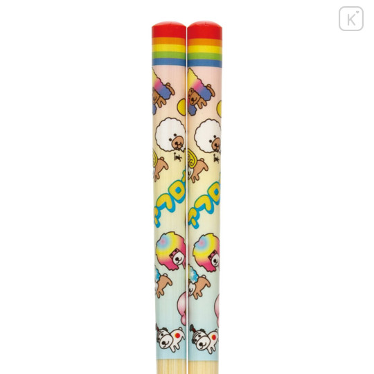 Japan San-X Bamboo Chopsticks 21cm - Afro Ken - 3