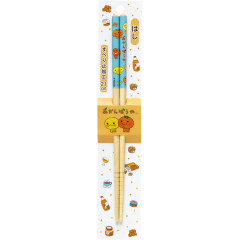 Japan San-X Bamboo Chopsticks 21cm - Mikanbouya