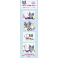 Japan San-X 4-Cut Sticker - Cheer Cheer Lambs : Let's Go! Shake! Cheer Up! B - 1
