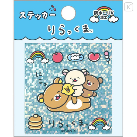 Japan San-X Smartphone Sticker - Rilakkuma : Yuruyuru Pokapoka B - 1