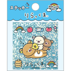 Japan San-X Smartphone Sticker - Rilakkuma : Yuruyuru Pokapoka B