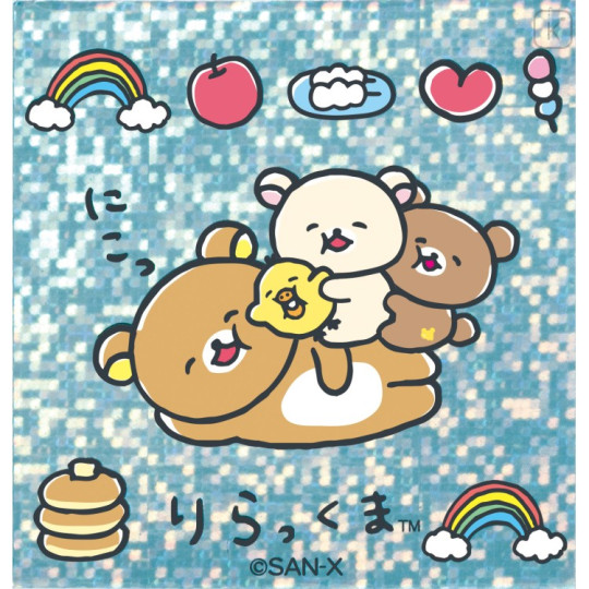 Japan San-X Smartphone Sticker - Rilakkuma : Yuruyuru Pokapoka B - 2