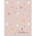 Japan San-X A4 Hardcover Double Clear Holder - Rilakkuma : Makeup Rilakkuma B - 1