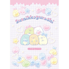 Japan San-X B6 Exchange Notebook - Sumikko Gurashi : Wakuwaku Pink