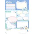 Japan San-X B6 Exchange Notebook - Sumikko Gurashi : Wakuwaku Blue - 4