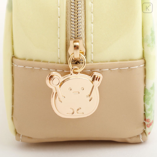 Japan San-X Pen Pouch - Sumikko Gurashi : Raccoon Tanuki Round Restaurant - 3