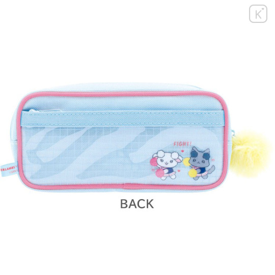 Japan San-X Pen Pouch - Cheer Cheer Lambs : Let's Go! Shake! Cheer Up! - 2