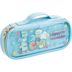 Japan San-X Pen Pouch - Sumikko Gurashi : Gummy Gummy Party Blue