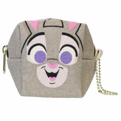Japan Disney Mini Accessory Pouch - Zootopia : Judy Face