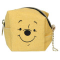 Japan Disney Mini Accessory Pouch - Pooh Face - 1