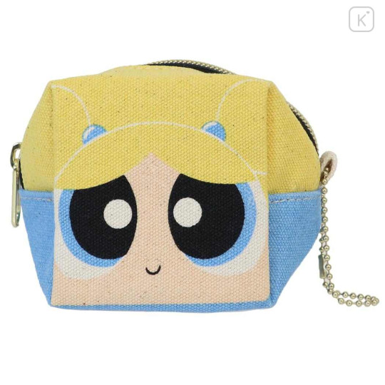 Japan The Powerpuff Girls Mini Accessory Pouch - Bubbles Face - 1