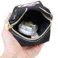 Japan Sanrio Mini Accessory Pouch - Kuromi : Face - 3