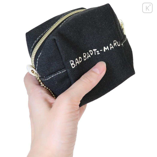 Japan Sanrio Mini Accessory Pouch - Badtz-maru : Face - 2