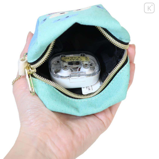 Japan Sanrio Mini Accessory Pouch - Hangyodon : Face - 3