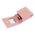 Japan Sanrio Lip Pouch with Mirror - My Melody : Patent Leather Light Pink - 3