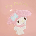 Japan Sanrio Lip Pouch with Mirror - My Melody : Patent Leather Light Pink - 4