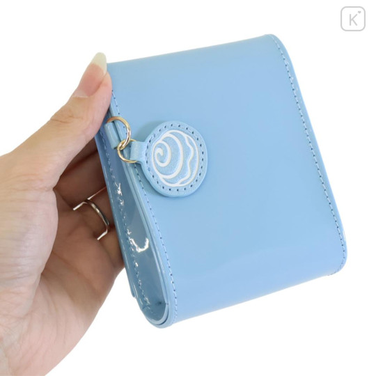 Japan Sanrio Lip Pouch with Mirror - Cinnamoroll : Patent Leather Light Blue - 2