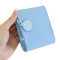 Japan Sanrio Lip Pouch with Mirror - Cinnamoroll : Patent Leather Light Blue - 2