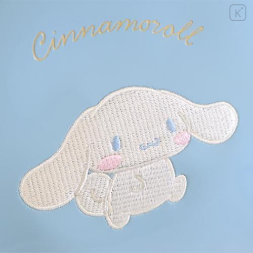 Japan Sanrio Lip Pouch with Mirror - Cinnamoroll : Patent Leather Light Blue - 4