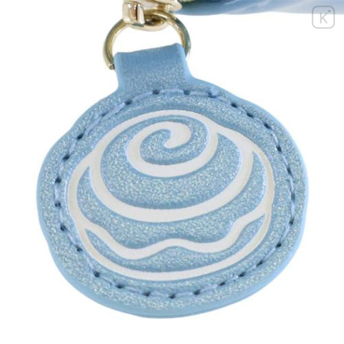 Japan Sanrio Lip Pouch with Mirror - Cinnamoroll : Patent Leather Light Blue - 5