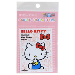Japan Sanrio Vinyl Sticker - Hello Kitty : Trading Card Style Curious