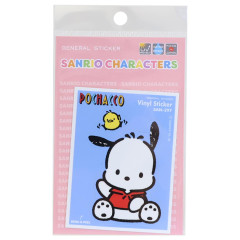 Japan Sanrio Vinyl Sticker - Pochacco : Trading Card Style