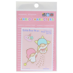 Japan Sanrio Vinyl Sticker - Little Twin Stars : Trading Card Style