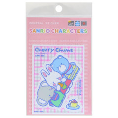 Japan Sanrio Vinyl Sticker - Cheery Chums : Trading Card Style