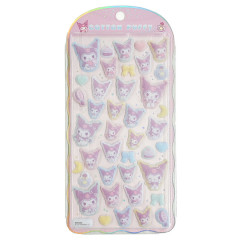 Japan Sanrio Cotton Puffy Seal - Kuromi