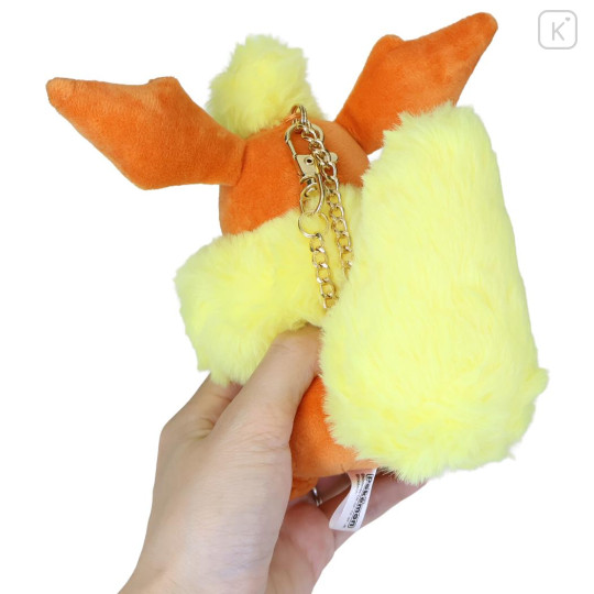 Japan Pokemon Mascot Keychain - Eevee Evolution Flareon : All Star Collection - 2