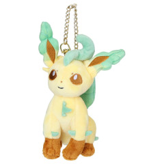 Japan Pokemon Mascot Keychain - Eevee Evolution Leafeon : All Star Collection