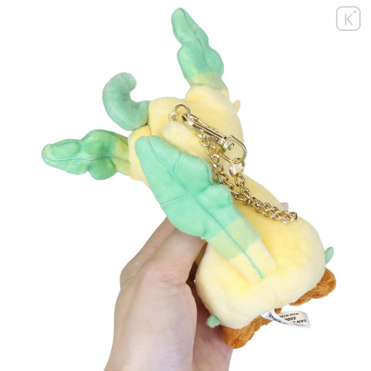 Japan Pokemon Mascot Keychain - Eevee Evolution Leafeon : All Star Collection - 2