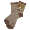 Japan Monchhichi Low Crew Socks - Monchhichi-kun : Leopard - 1