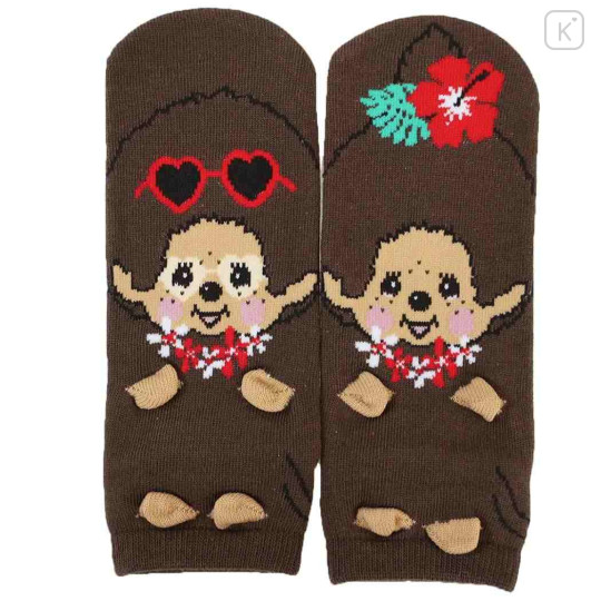 Japan Monchhichi Ankle Socks - Monchhichi-chan & Monchhichi-kun : Summer Sunburned - 1