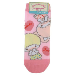 Japan Sanrio Ankle Socks - Little Twin Stars : Love Blushing