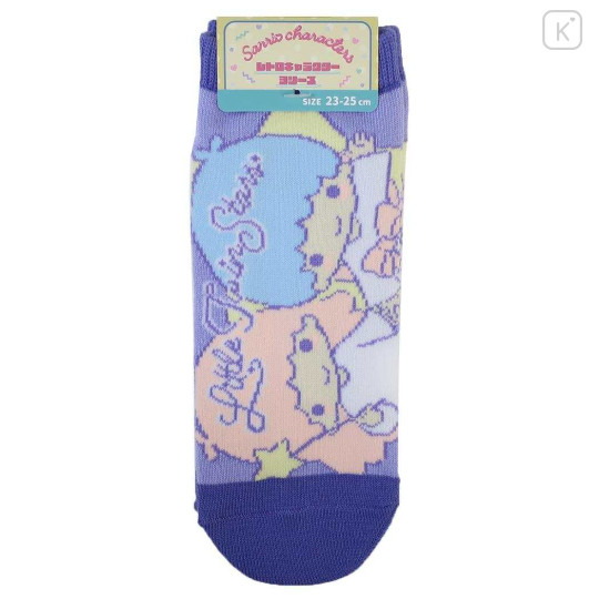 Japan Sanrio Ankle Socks - Little Twin Stars : Purple Navy - 1