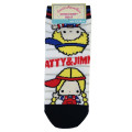Japan Sanrio Ankle Socks - Patty & Jimmy : Classic Striped - 1