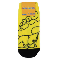 Japan Crayon Shin-chan Socks - Shinnosuke Nohara : Sister Sharp Yellow