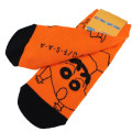 Japan Crayon Shin-chan Socks - Shinnosuke Nohara : Sharp Orange - 2