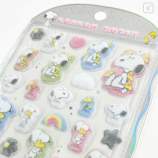 Japan Peanuts Cotton Puffy Seal - Snoopy - 2
