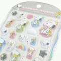 Japan Peanuts Cotton Puffy Seal - Snoopy - 2