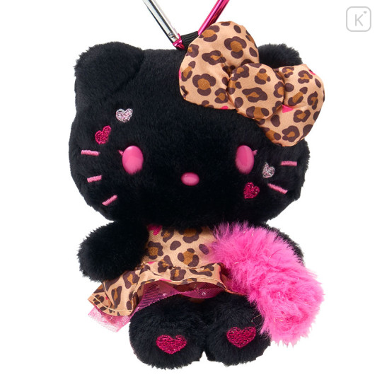 Japan Sanrio Original Mascot Holder - Hello Kitty : Gal Style Max Black - 2